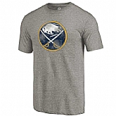 Men's Buffalo Sabres Rinkside Primary Logo Tri Blend T-Shirt Gray FengYun,baseball caps,new era cap wholesale,wholesale hats